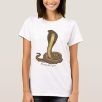 Illustration de serpent à cobra Brown