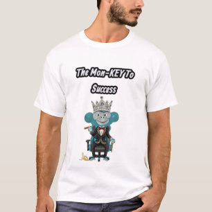 T-shirt Illustration de Singe de la Réussite