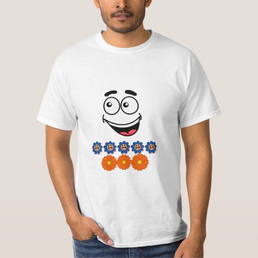 T-shirt Illustration de sourire (Devant)