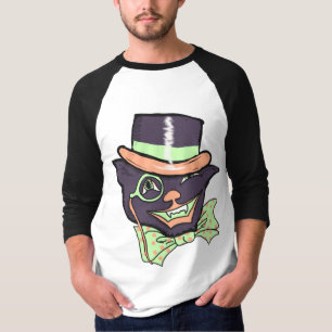 T-shirt Illustration de style Vintage Chat Halloween