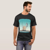 T-shirt Illustration de thon jaune (Devant entier)