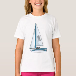 T-shirt Illustration de voilier