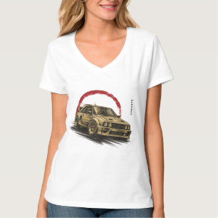 T-shirt Illustration de voiture de rallye classique VANOST
