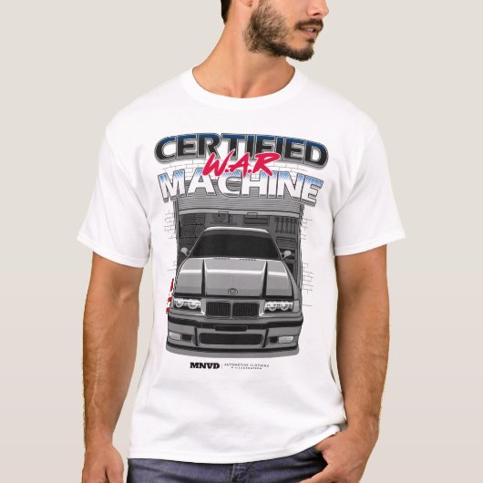 T-shirt  Illustration de voiture de sport E36 (Devant)