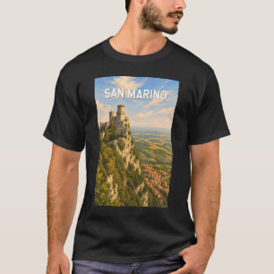 T-shirt Illustration de voyage artistique vintage de Saint