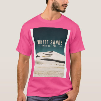 T-shirt Illustration de voyage dans le parc national White