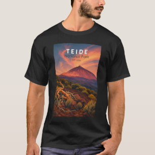 T-shirt Illustration de voyage du parc national de Teide e