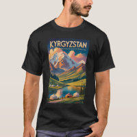 Illustration de Yourte du Kirghizistan Art de Voya