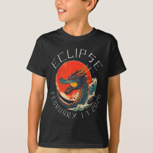 T-shirt Illustration d'éclipse solaire 02 17 26