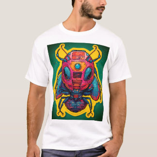 T-shirt Illustration des autocollants