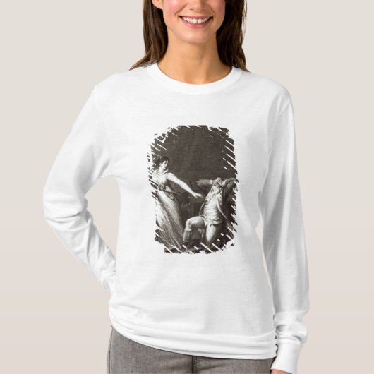 T-shirt Illustration 'des peines de Werther (Devant)