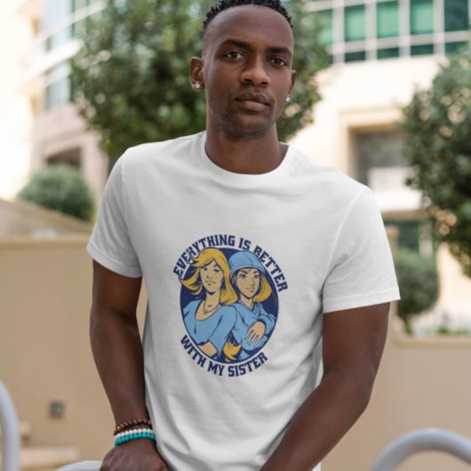 T-shirt Illustration des soeurs