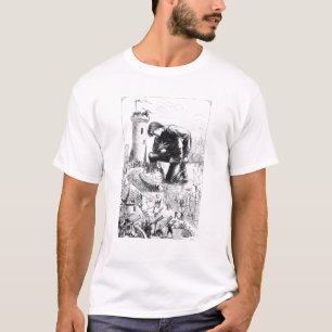 T-shirt Illustration des 'voyages de Gulliver