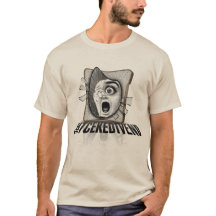Illustration d'horreur Toast Miroir brisé