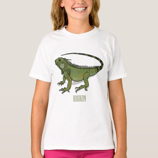 T-shirt Illustration d'Iguana (Devant)