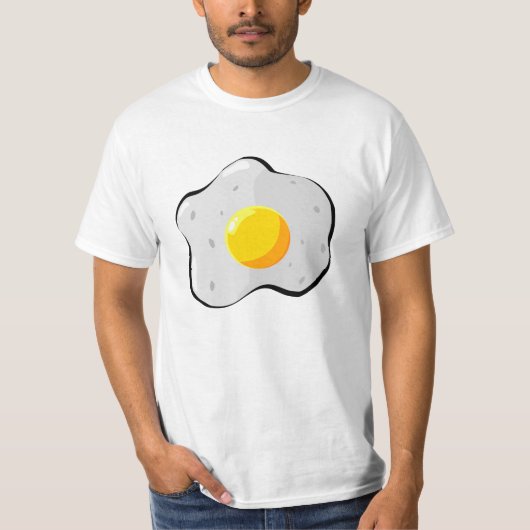 T-shirt Illustration d'oeuf au plat (Devant)