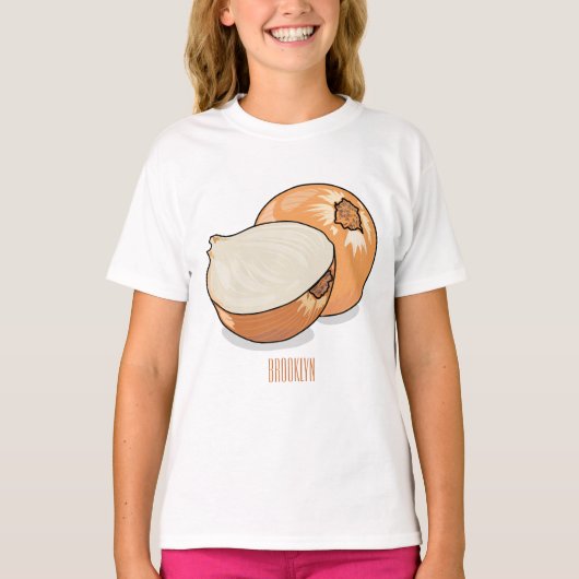 T-shirt Illustration d'oignon (Devant)