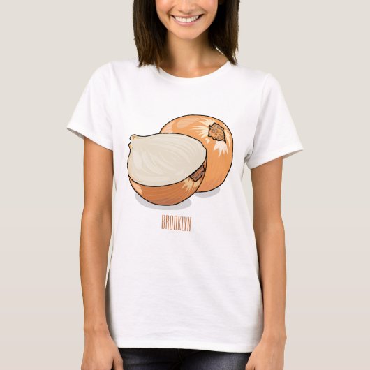 T-shirt Illustration d'oignon (Devant)