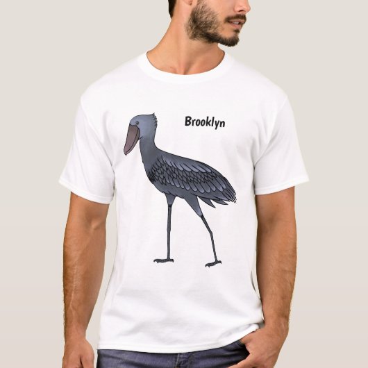 T-shirt Illustration d'oiseau de cordonnier (Devant)