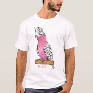 T-shirt Illustration d'oiseau de Galah