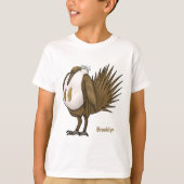 T-shirt Illustration d'oiseau de tétras des armoises (Devant)