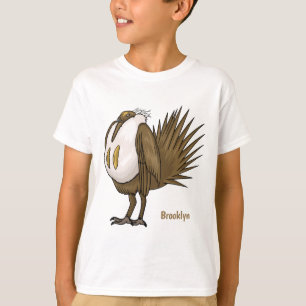 T-shirt Illustration d'oiseau de tétras des armoises