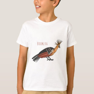 T-shirt Illustration d'oiseau Hoatzin
