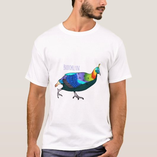 T-shirt Illustration d'oiseau monal himalayen (Devant)