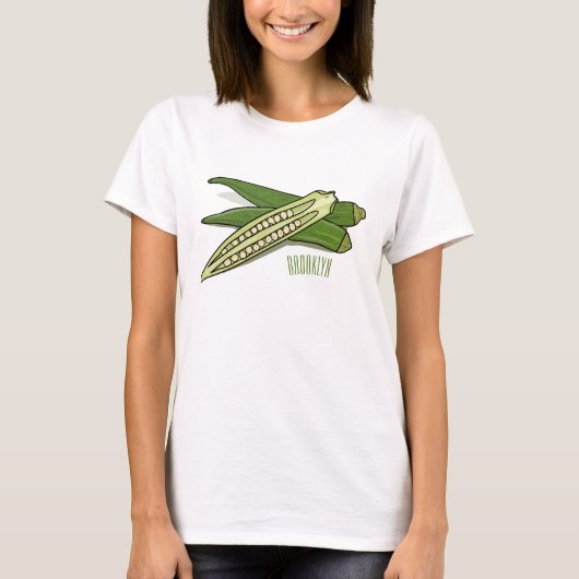 T-shirt Illustration d'Okra (Devant)