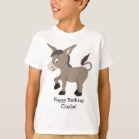 Illustration Donkey vêtements de texte personnalis