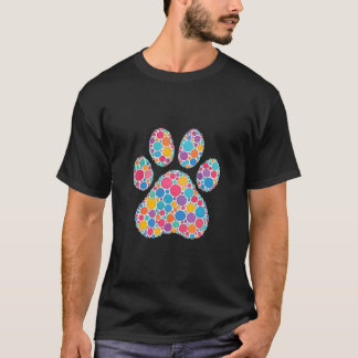 T-shirt Illustration Dot Style Chien Man