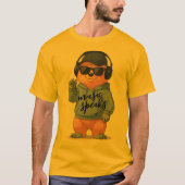 T-shirt illustration d'ours cool, (Devant)