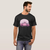 T-shirt Illustration Dreamy Pink Snowman (Devant entier)