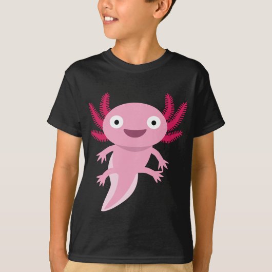 T-shirt Illustration drôle Axolotl (Devant)