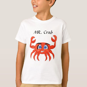 T-shirt Illustration drôle de crabe