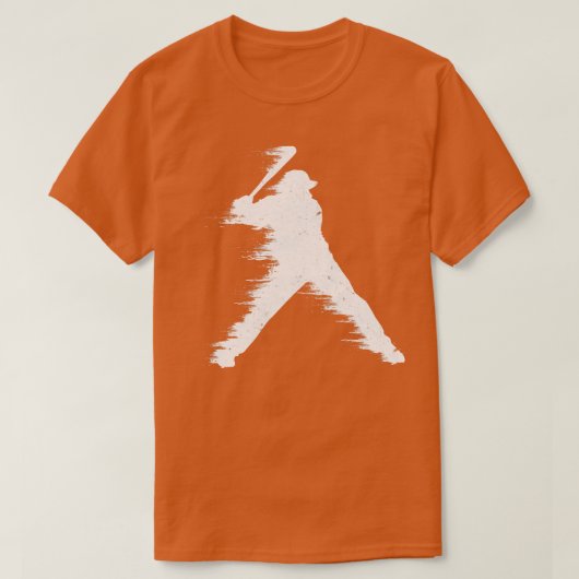 T-shirt Illustration du batteur de baseball (Design devant)