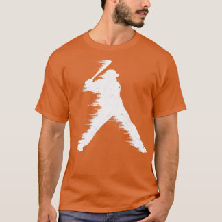 T-shirt Illustration du batteur de baseball