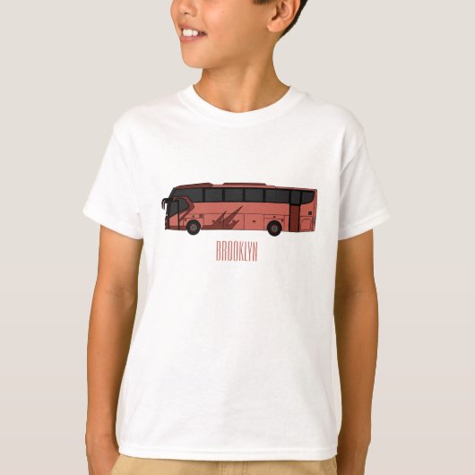 T-shirt Illustration du bus (Devant)