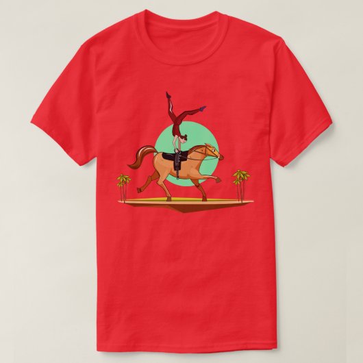T-shirt Illustration du cavalier (Design devant)