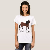 T-shirt Illustration du Cheval Paso Fino Equestrian (Devant entier)