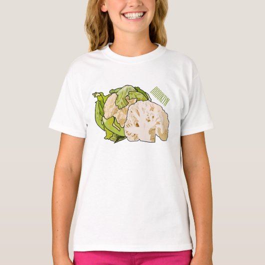 T-shirt Illustration du chou-fleur (Devant)