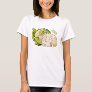 T-shirt Illustration du chou-fleur