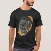 T-shirt Illustration du Corbeau sur le crâne (Devant)