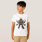 T-shirt Illustration du crabe de coco (Devant entier)