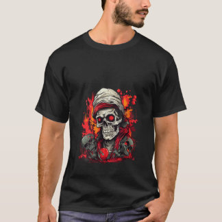 T-shirt illustration du crâne mortel Mondes de l'ombre got