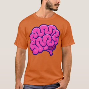 T-shirt Illustration du dessin du cerveau1