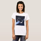 T-shirt Illustration Du Dragon Xl Spacecraft. (Devant entier)