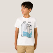 T-shirt Illustration du lait (Devant entier)