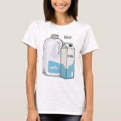 T-shirt Illustration du lait (Devant)