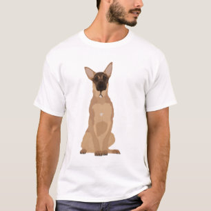 T-shirt Illustration du Malinois belge !